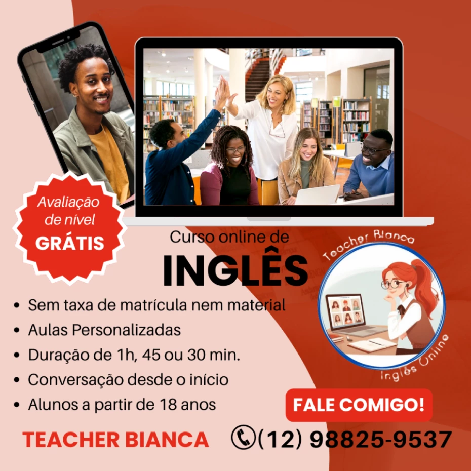 Foto 1:  — Teacher Bianca - Professora de Inglês